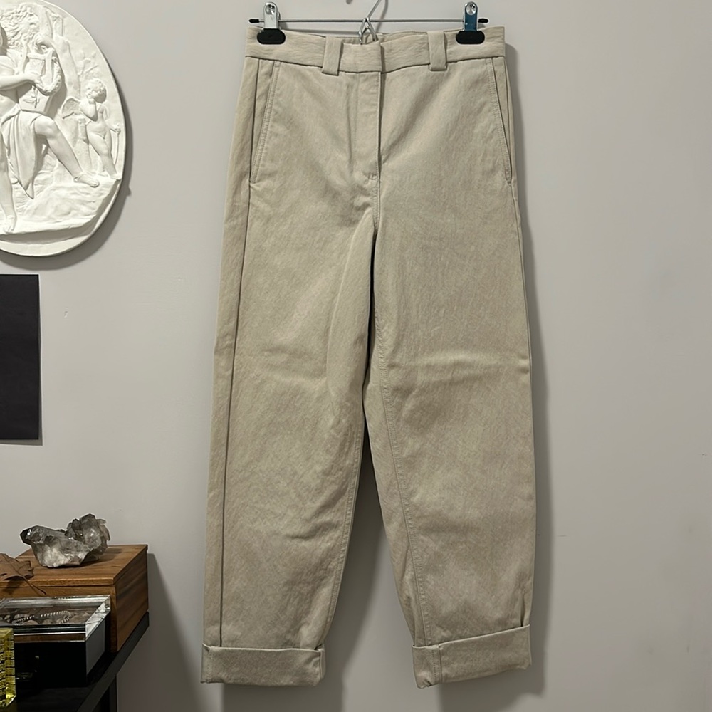 COS Cuffed Loose Fit Khaki Pants 2